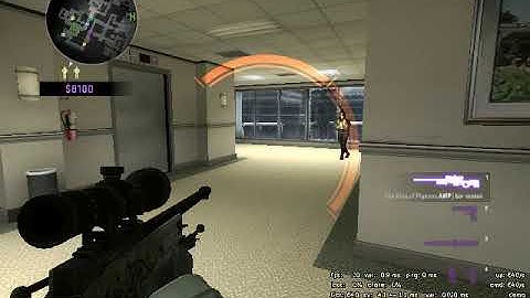 CSGO - awp noscope 180 turn