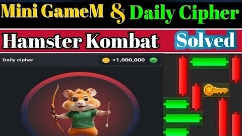 2 September mini game puzzle and daily cipher hamster kombat #trending #combat #hamsterkombat#cipher