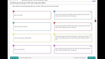 Đáp án trắc nghiệm Mô đun 2_Nội dung 2 (10 câu )