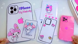 My Melody iPhone blind bag 🩷 ASMR | tutorial | Sanrio Crafts | paper craft | art and craft #shorts