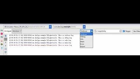 android logcat log output