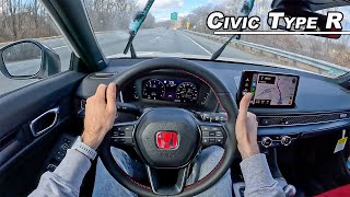 Living With the Civic Type R  First Road Trip! (POV Binaural Audio)