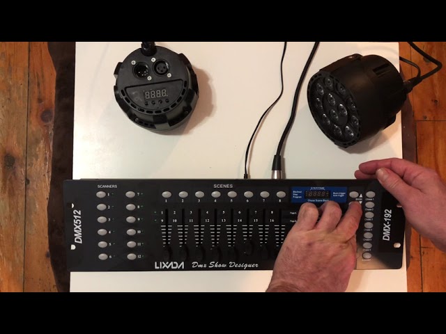 BeamZ DMX-240 contrôleur DMX 192 canaux avec MIDI