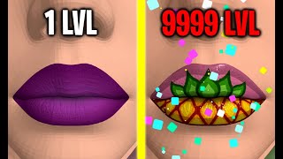 Lip Art 3D! MAX LEVEL LIP ART EVOLUTION! Max Level Lipstick & Lip Gloss! (9999+ Level Lip!) screenshot 2