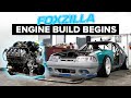The SEMA Foxbody Mustang Engine Build Begins | Episode 6