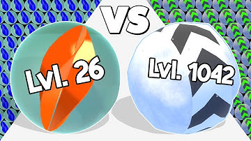 SNOWROLL /vs MARBLE RUN ∞ ASMR Gameplay Android iOS ✦ Ball Run 2048 Merge Master Gameplay