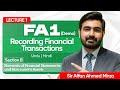 FA1 Demo | Recording Financial Transactions | Elements of Financial Statements & Non-current Assets