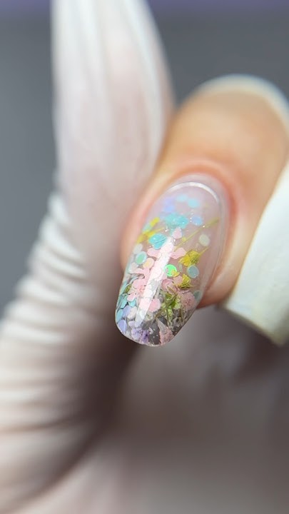 Сухоцветы в дизайне! #music #дизайнногтей #мкногти #nails #маникюр # ...