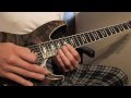 Avenged sevenfold  bat country guitar solo cover