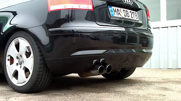 Audi A3 3,2L Supersprint Exhaust System by mit und ohne VSD by Cars & Art