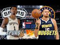 San Antonio Spurs vs Denver Nuggets Live Play by Play & Scoreboard