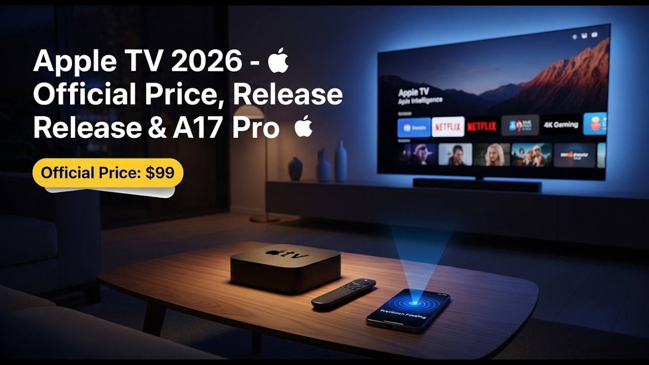 New Apple TV 2026 - Official Price, Release Date & A17 Pro Leaks! - YouTube