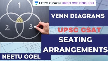 Venn Diagrams & Seating Arrangements | Crack UPSC CSE/IAS English 2021 | Neetu Goel