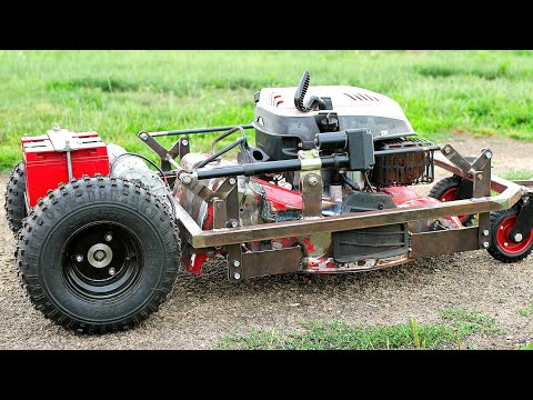 Homemade RC Hybrid Lawn Mower FPV