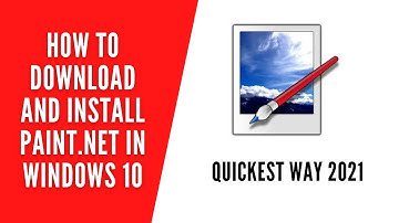 How to download and install Paint.net in Windows 10 (Quickest Method)