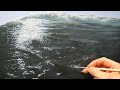 How to paint water - very realistic water reflection detail painting tutorial