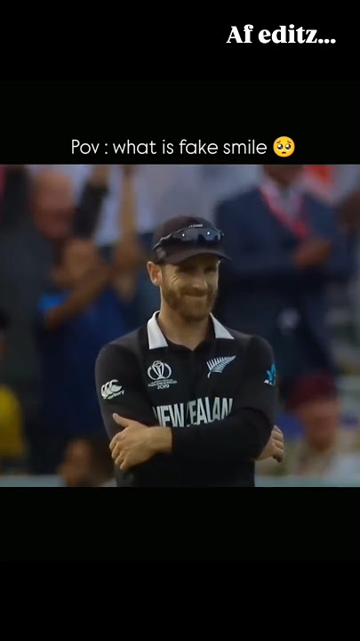 Not Every Smile Means Happiness… Kane Williamson 2019 Final 💔 #shorts #cricketshorts #indiancricket