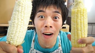 生でも食べれるトウモロコシ！白くまコーン開封レビュー！ White corn