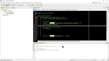 for döngüsüyle faktöriyel hesaplama(Netbeans-Java);
