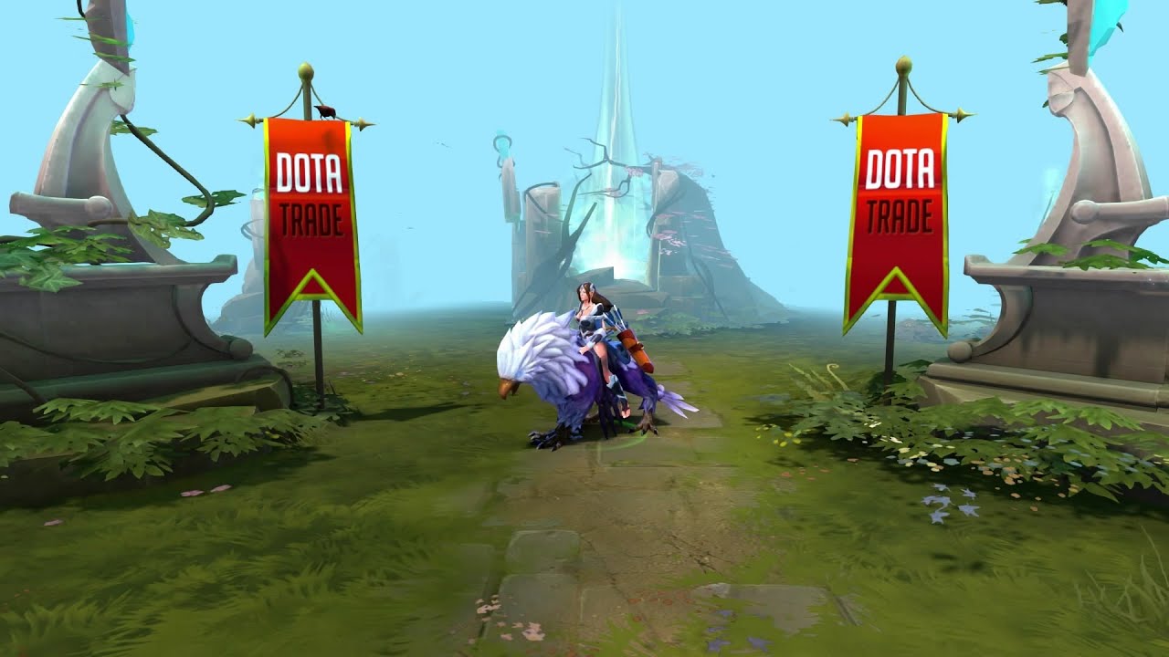 Mirana Mount Rabbit Nightsilver Gryphon Mirana mount preview Dota 2 - YouTube
