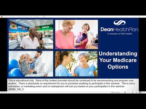 Dean Health Plan Medicare Educational Webinar