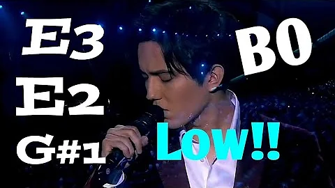 Dimash kudaibergen low notes!! (B0-E3)