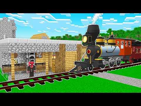 FERİTED'İN YENİ TREN İSTASYONU 🚂 - Minecraft