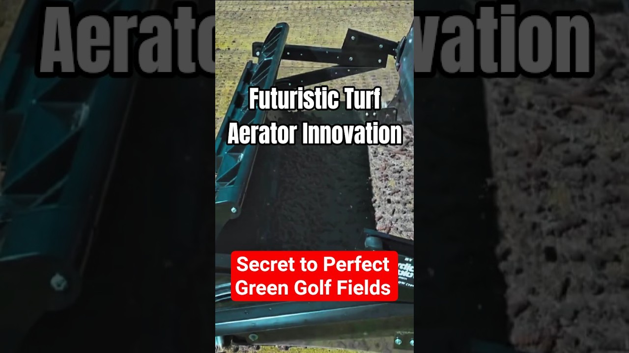 Innovation Turf Care: Futuristic Aerator for Perfect Lawns