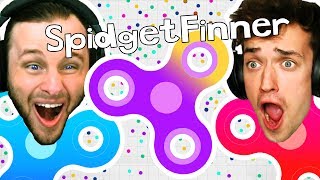 FIDGET SPINNER GAME?! Spinz.io CHALLENGE!!