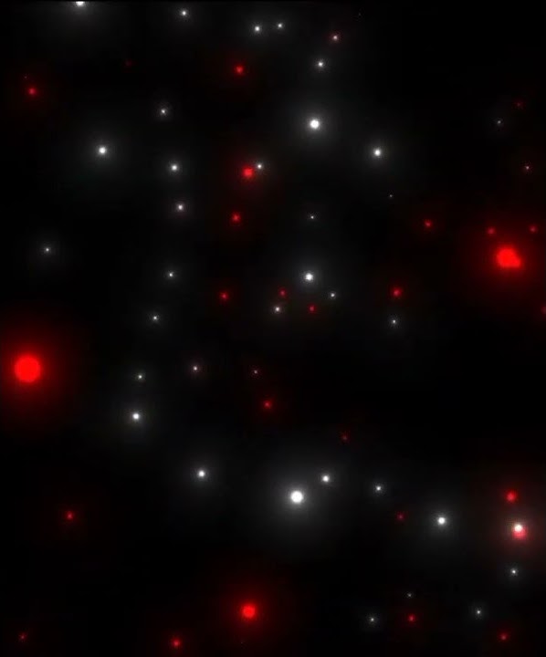 white red particles overlay