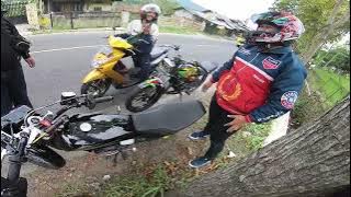 BRO RICARDO GA KUAT NGEJAR SI ROZAK SAMPE NGEJIM | RIDING SANTAI RX KING
