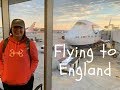 Flying to England