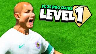 I Restarted FC 25 Pro Clubs From Level 1!