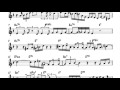 Chet Baker solo "I fall in love too easily" transcription