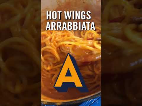 Hot Wings Arrabbiata Recipe! Shorts