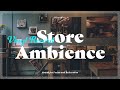 Rainy Day Vinyl Record Store Ambience | Relaxing Jazz Music &amp; Rain Sounds | 백색소음