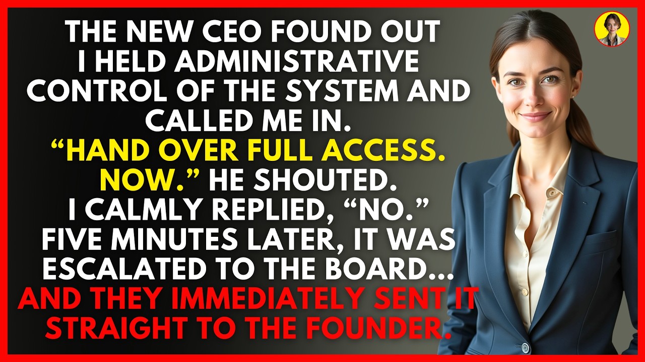 CEO Asked for Full Access, I Said NO—Board Had to Call the Founder.