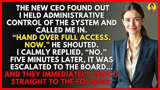 CEO Asked for Full Access, I Said NO—Board Had to Call the Founder.
