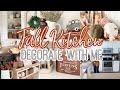 FALL DECORATE WITH ME 2021 | FALL KITCHEN DECOR 2021