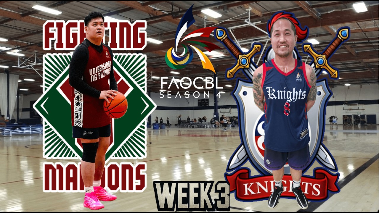 Mar 6 FAOCBL Season 4 Thunder Division between UP Fighting Maroons vs Letran Knights