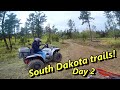 Yamaha Grizzly & Others Explore South Dakota Black Hills Trails!