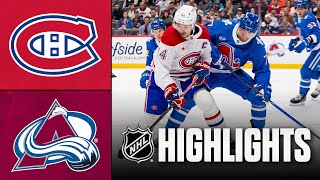 Canadiens Vs. Avalanche Nhl Highlights November 29, 2025