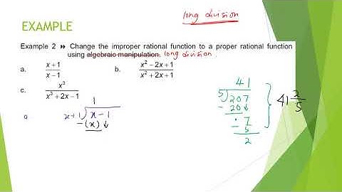 CHAPTER 1 1 4 INTEGRATION OF RATIONAL FUNCTIONS Part 1