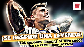 TONI KROOS ANUNCIÓ SU RETIRO. Revive las mejores jugadas de la leyenda del Real Madrid en el 202324