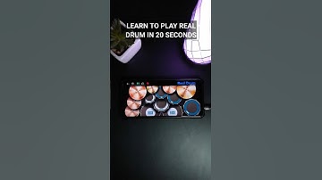 LEARN TO PLAY REAL DRUM IN 20 SECONDS 🥁