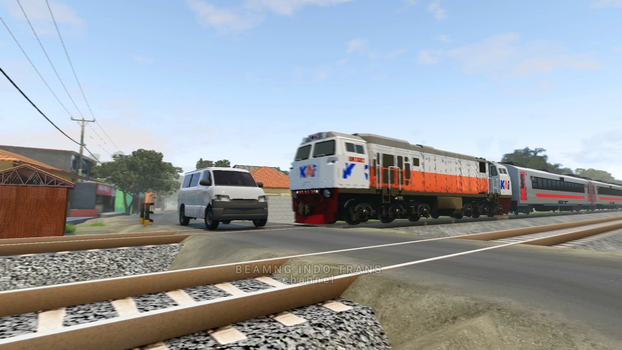 KA Harina ter temper mobil Grand Max di Demak, GAMBARAN dari Game BEAMNG DRIVE