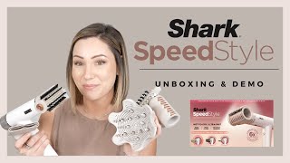 NEW SHARK SpeedStyle UNBOXING + DEMO || The Lightest Leading Digital Hair Dryer?!?!