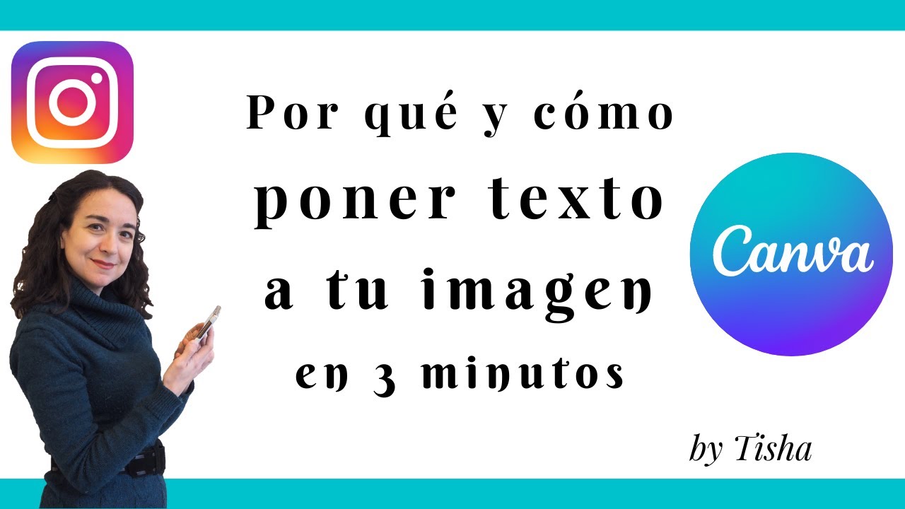 cómo usar canva para poner texto sobre foto y por qué by tisha youtube