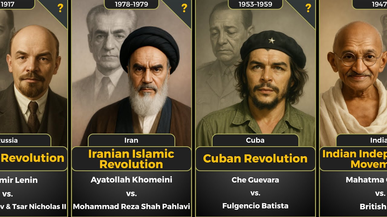 Past Revolutions Top 30 Most Important Revolutions in History | The Most Influential ...