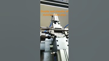 Double-head chamfering machine makes the factory more efficient#chamferingmachine #factory #cnc